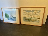 Litografier av Carin Adler