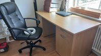 Skrivbord Med Data/Kontorsstol