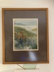 Akvarell Hildegard Falk 1974