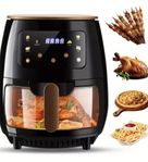 6L Luftfritös med Lättvisningsfönster & Smart Pekskärm