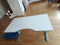 Vita Höj och Sänkbara bord (Elektriska)