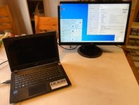 Windows10,SSDHDD,Acer14.Office.Ok bat.Lad+HDMIkabel.Ej skär