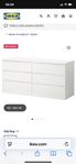 Ikea malmbyrå 6 lådor