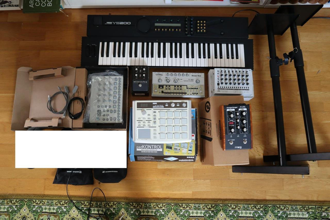 Fortsatt studiorensning, synt...
