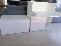 skrivbord med förvaring 