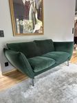 SITS soffa velvet green LUX