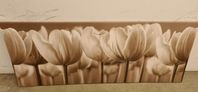 Ikea Pjätteryd Blomsterprint på Målarduk (140*56cm)