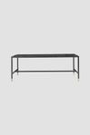 Svart soffbord - Marmorlook - Venture Home