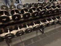 Hantlar 10 till 28KG och 40 till 50KG