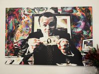 Stor Wallstreet canvas tavla
