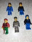 Lego, Figurer, Jack Stones, 5 stycken, Retro, Vintage
