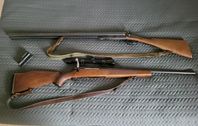 Tikka 6,5×55 och Husqvarna side by side