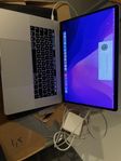 MacBook Pro 15 tum, 2016, 512gb, 16gb