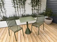 HAY Palissade Cone Table +2 Palissade Chair Olive