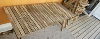 Askholmen IKEA Utemöbler Matgrupp Bord + 4 Karmstolar 