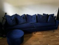 soffa och soffpuff