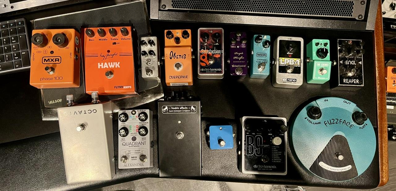 Diverse Gitarrpedaler