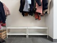 2 st skohylla IKEA mackapär