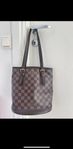 Louis Vuitton Bucket PM – Damier Ebene, Äkta, med Pouch