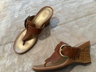 sandalett, sandal, skor, äkta mjukt kalvskinn, storlek 39