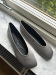 H&M Ballerina Skor Grå Strl 39