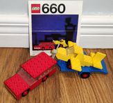 LEGO 660 bil med flygplan på släp