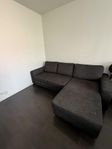 3 sits soffa (bäddsoffa) med schäslong/divan  