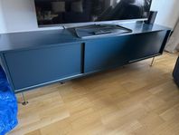 Mediabänk Decotique - Blå/mässing 1,80 cm