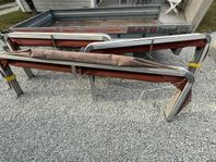 Markiser – 3 st, aluminiumställning, fällbara