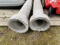 Betongrör bortskänkes