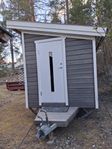 Förråd på hjul med släpvagnsdrag!