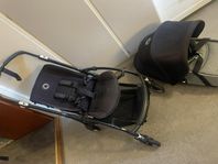 bugaboo bee 3, ligg, sittdel och reseväska