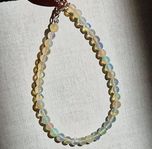 Armband med vit opal och kedja i S925