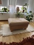 Sittpuff/fotpall/puff  Vintage skinn