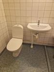 Toalett och vask