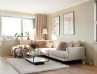 Menard 4-sits  Schäslongsoffa i Manchester Beige