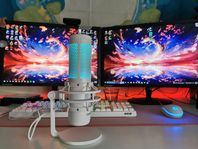 HyperX Quadcast S Vit RGB - Gaming mikrofon