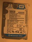 HDD Hårddisk 500GB Western Digital