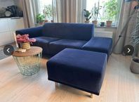 Soffa  från Bolia – 2,5-sits med fotpall i toppskick
