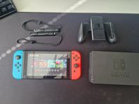 Nintendo switch med tillbehör