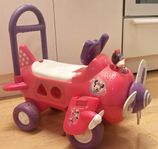Rosa gåbil sparkbil från Norstar
