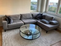 Soffa från Mio. (Sierra) med kuddar o filt. Kvitto finns!