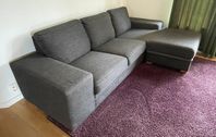 3-sits soffa med divan