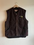 Vintage workwear väst canvas