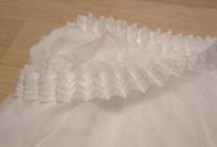 Gardiner, vit/transparent, 280x300 cm, 7 st.