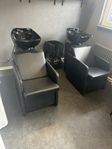 Schamponeringsstolar frisör 2 st