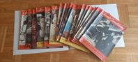 gamla böcker och tidningar 