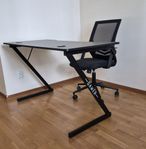 Stilrent gamingbord & kontorsstol – som nya!