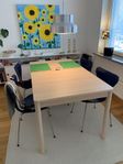 Matbord i björk, IKEA Rönninge, för 4-8 personer