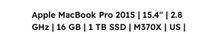 MacBook Pro inkl. program